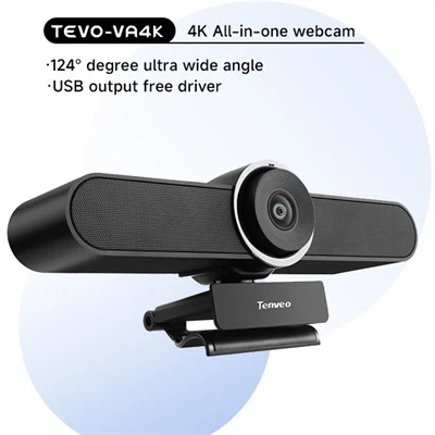FHD 4K vefmyndavél með smíðað - í hljóðnema fyrir Skype
